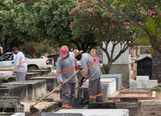 Sinop: Cemitério começa ser preparado para celebrações do Dia de Finados