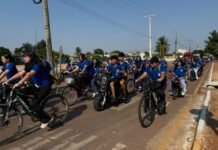 Passeio ciclístico aproxima estudantes da natureza e incentiva o cuidado com o meio ambiente em Sinop