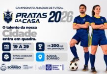 Sorriso abre inscrições para o Campeonato Amador de Futsal